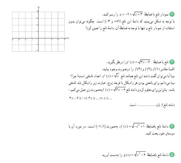 تغییرات صفحه 53 کتاب ریاضی یازدهم تجربی چاپ 1402 و 1403
