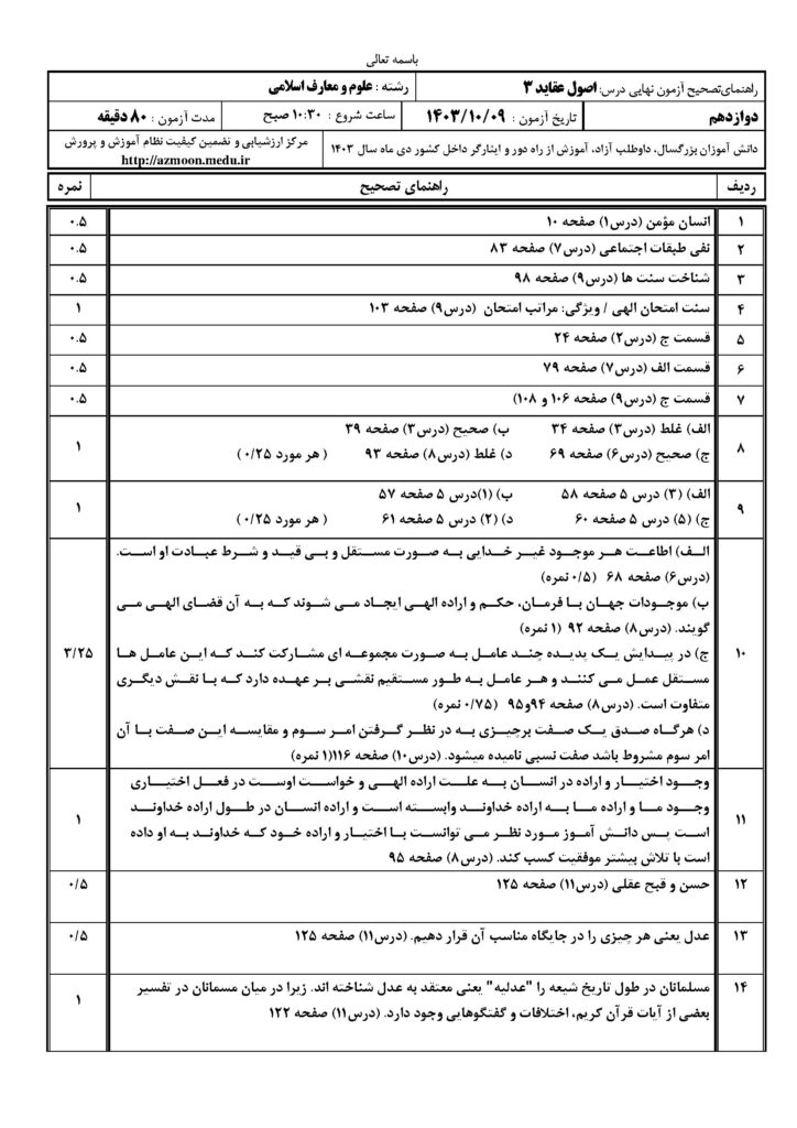 ج اصول ۳ د ۴۰۳