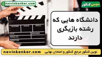 دانشگاه های رشته بازیگری