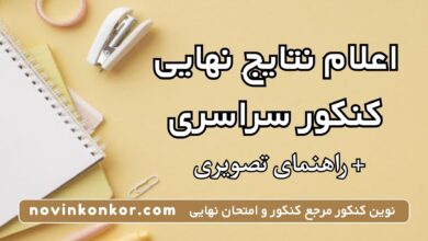 اعلام نتایج نهایی کنکور سراسری