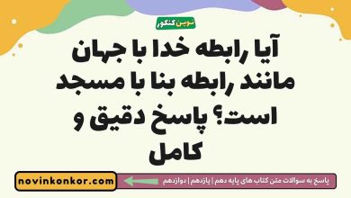 آیا رابطه خدا با جهان مانند رابطه بنا با مسجد است پاسخ دقیق و کامل