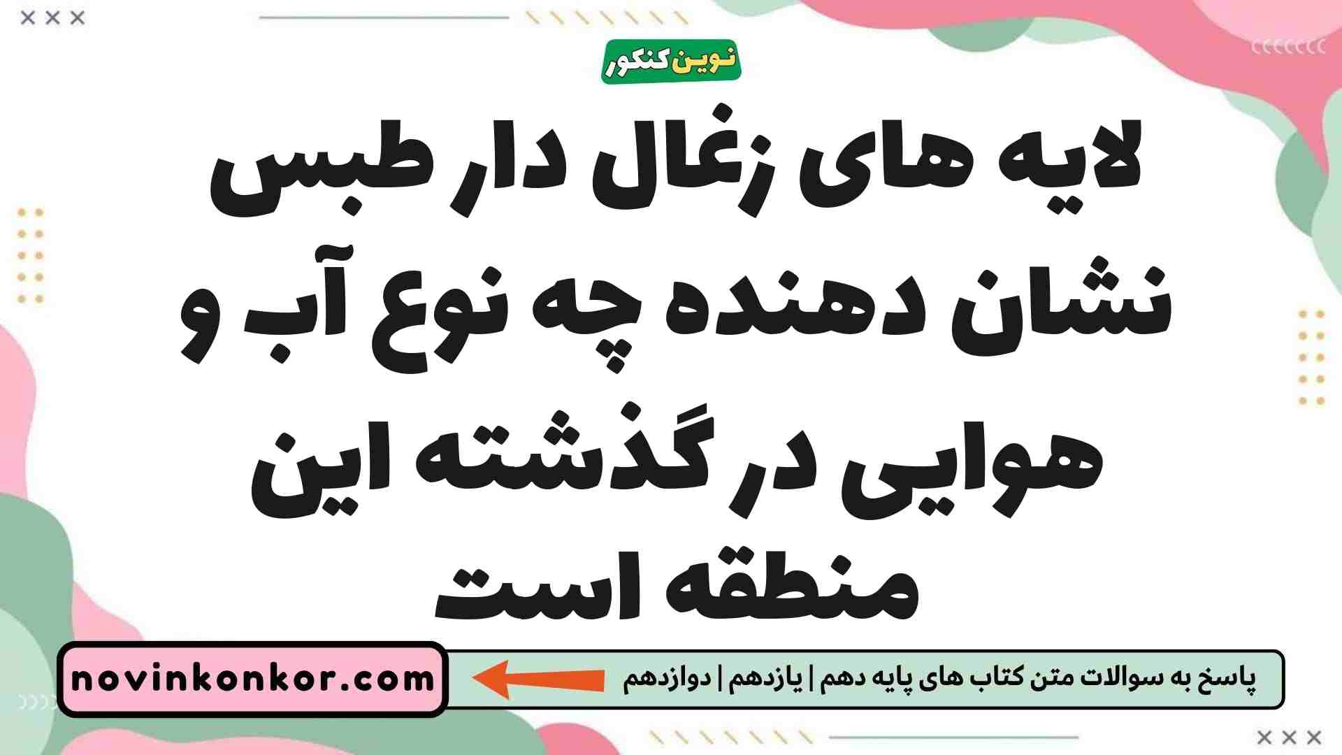 لایه های زغال دار طبس نشان دهنده چه نوع آب و هوایی در گذشته این منطقه است