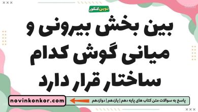 بین بخش بیرونی و میانی گوش کدام ساختار قرار دارد
