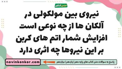 نیروی بین مولکولی در آلکان ها از چه نوعی است افزایش شمار اتم های کربن بر این نیروها چه اثری دارد