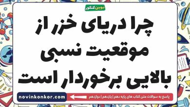 چرا دریای خزر از موقعیت نسبی بالایی برخوردار است