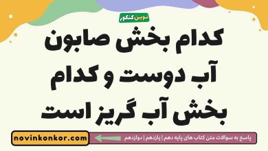 کدام بخش صابون آب دوست و کدام بخش آب گریز است شیمی دوازدهم